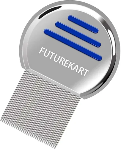 Image of Futurekart Stainless Steel Lice & Nit Removal Comb
