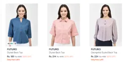 Futuro Womens styled Tops From ₹189