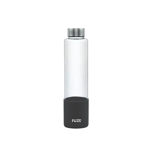 Image of Fuze Borosilicate Glass Bottles with Aniti-Skid Silicone Sleeve, Po2