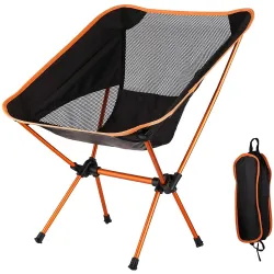 FYCAN Folding Camping Chair Portable Black