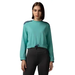 FYLTR Womens Terry Crop Top - Full Sleeve