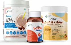 FYTIKA Daily Protein Chocolate-4 00G + Vita 365 -60 Tabs Combo