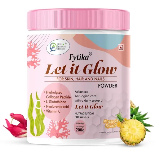 Image of Fytika Let It Glow - 200g (Pineapple, Pack of 1) Marine Collagen Supplement