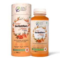 Fytika Sea Buckthorn Juice - 300 ML (PACK OF 1) | Pulp Concentrate Made for Your Total Body Care & Wellness | Rich in Vi