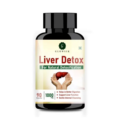 Image of G-Glowsik Liver Detox Supplement 1000mg (90 Capsules)