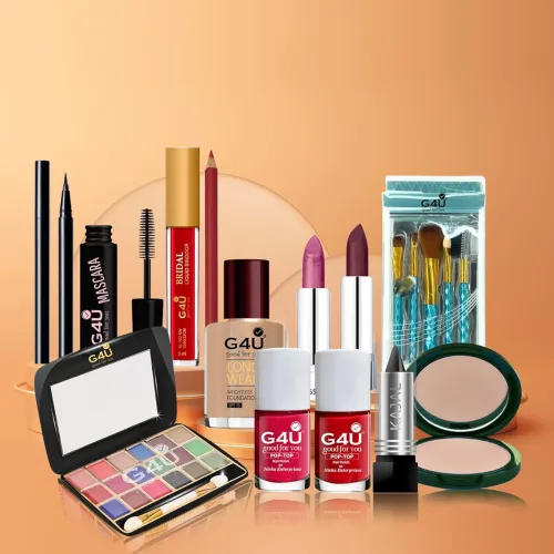 Image of G4U Complete Makeup Set For Women | Pro Beauty Elegance Kit Pack of 17 Pcs | Gift Set For girls A17