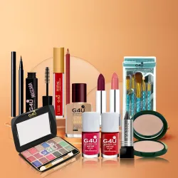 G4U Complete Makeup Set For Women Pack of 17 Pcs