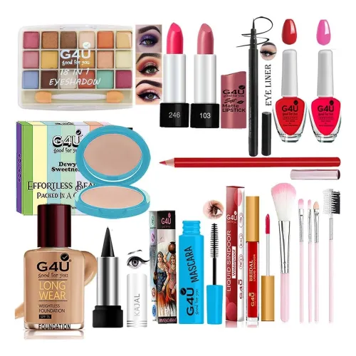 Image of G4U Complete Makeup Set Pack of 17 Pcs 