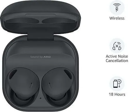 Image of Gabbar Buds2 Pro, with Innovative AI Features, Bluetooth Truly Wireless Bluetooth Headset (Black, True Wireless)