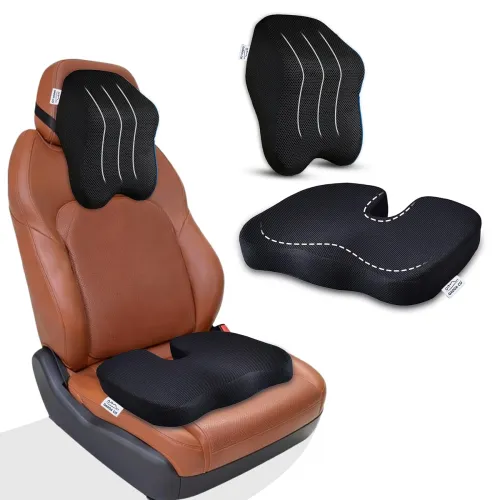 Image of GADDA CO Car Neck & Coccyx Cushion Combo