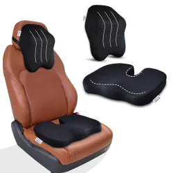 GADDA CO Car Neck & Coccyx Cushion Combo