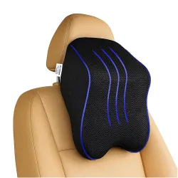 GADDA CO Car Neck Rest Pillow | Premium Memory Foam Neck Pillow for Car | Orthopedic Neck Rest for Car Seat | Cervical & Head Support Cushion | Relieves Neck Pain | 2 Year Warranty (Mesh Bla...
