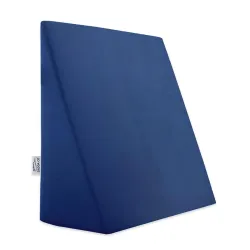 GADDA CO Wedge Pillows for Bed | Premium Memory Foam Orthopedic Wedge Cushion for Sleeping, Acid Reflux & GERD Relief | Back Pain, Snoring & Sleep Apnea Support | Leg Elevation | Navy Blue