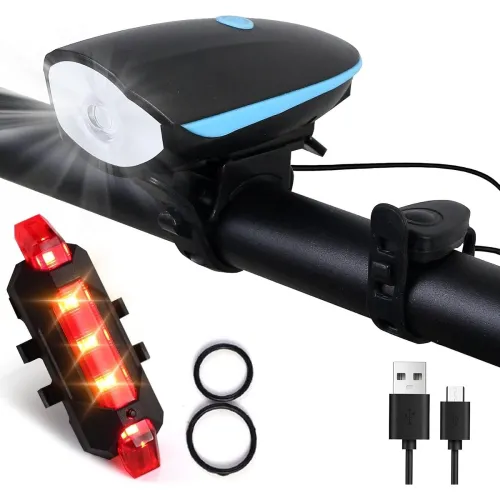 Image of Gadget Deals Rechargeable Cycle Light Combo