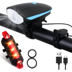 Gadget Deals Rechargeable Cycle Light Combo