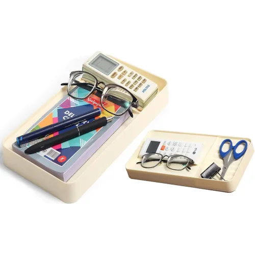 Image of GadgetBite Desk Organiser Office Table Tray for Home Office Organizer Polyvinyl Chloride Desktop Tray for Office Home St