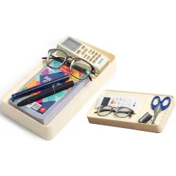 GadgetBite Desk Organiser Office Table Tray for Home Office Organizer Polyvinyl Chloride Desktop Tray for Office Home St
