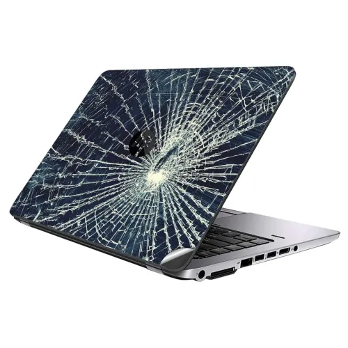 Image of GADGETS WRAP Printed Vinyl Top Only Skin Sticker Decal for HP Elitebook 820 G1 Laptop - Broken Wall Crack