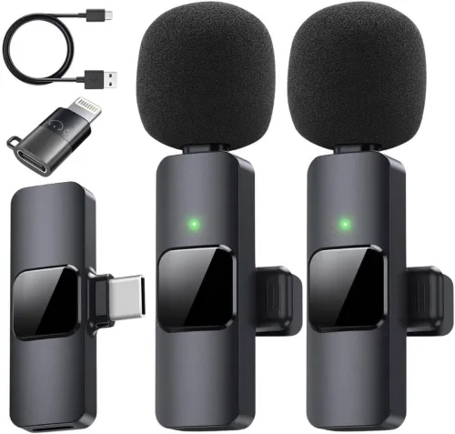 Image of GADGETSWEAR K9 Wireless Lavalier Microphone