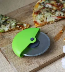GAFFEL 1Pc Steel Wheel Pizza Cutter