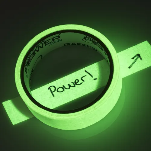 Image of Gaffer Power Glow Tape-Neon Glow in The Dark Gaffer Tape|Fluorescent & Light Reflective Tape|Bright for Black Rooms