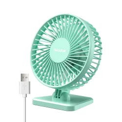 Gaiatop Small Desk Fan, 4.5 Inch Portable 3 Speeds Wind Desktop Table Cooling
