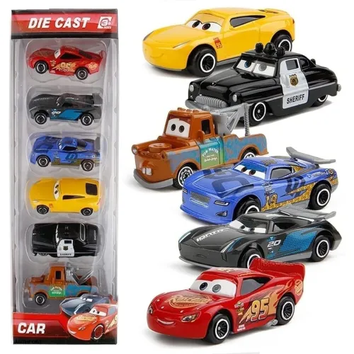 Image of Galaxy Hi-Tech Mini Metal Die Cast Car Toy Vehicle Play Set
