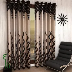 Galaxy Home Decor Wave Door Curtain