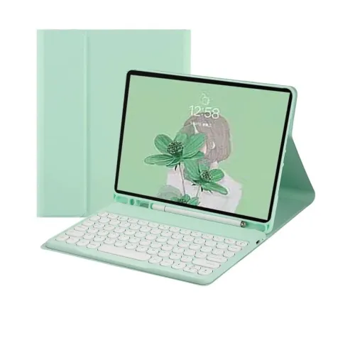 Image of Galaxy Tab A7 Keyboard Case Mint