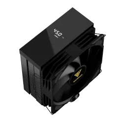 Gamdias Boreas E2 41D Black, CPU Cooler 120mm Fan, CPU Temperature Fan Speed Display | Support AMD & Intel CPU Socket AM