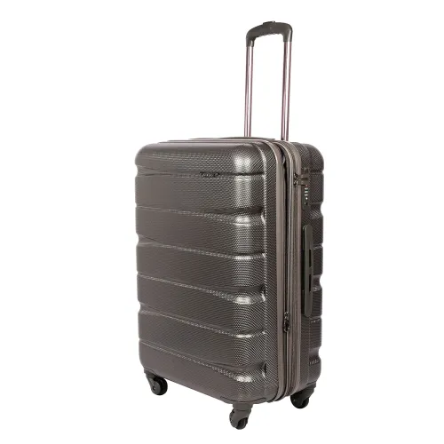 Image of GAMME ELLE Expander Hard-Sided ABS, Polycarbonate Check-in Luggage Trolly (65CM, Titanium Grey)