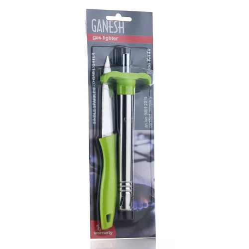 Image of Ganesh Gas Lighter with Free Knife