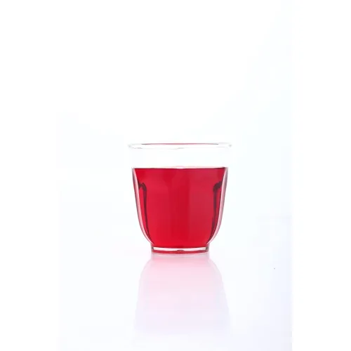 Image of Ganesh Lily Transparent Water Glass/Juice Glass/Beer Glass/Wine Glass Plastic
