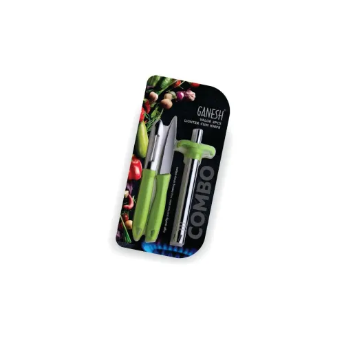 Image of Ganesh Stainless Steel Gas Lighter Kitchen Set