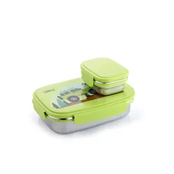 Ganesh 900 Elite Stainless Steel Tiffin Box Set, 725ml