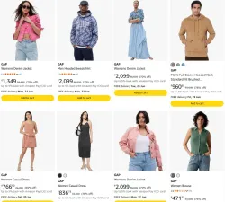 Gap Clothing up to 70% Discount