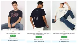 Gap Tshirt Minimum 60% Discount + Sale Price 