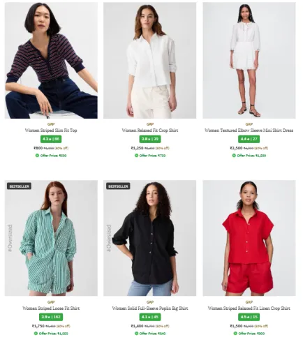 Image of Gap Women's Clothing up to 70% Discount