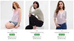 GAP womens fashion loot upto 70% discount 