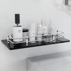 Garbnoire Wall-Hung Glass Bathroom Shelf