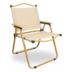 Garden Art Folding Portable Metal Camping Chair 