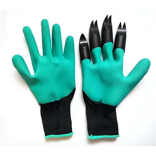 Image of Garden Claw Gloves with ABS Fingertips for Digging & Planting