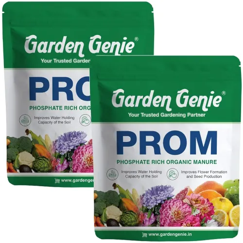 Image of Garden Genie Prom (Phosphate Rich Organic Manure) Phosphorus Powder Fertilizer for Plants, 1600 Gm| All Purpose Super Ph