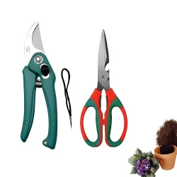 Garden Scissor Garden Pruner Cutter Set of 2