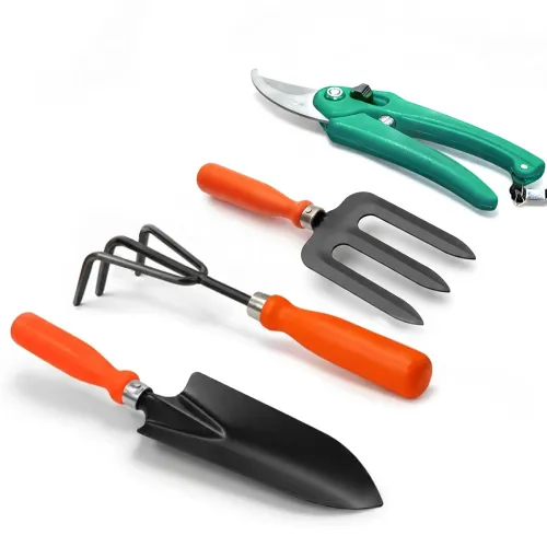 Image of Gardening Tools kit for Home Garden 4 Pcs | Garden Trowel, Cultivator