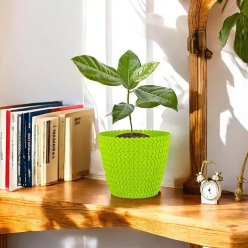 Image of Gardens Need 7Inch Flower Plastic Pot Plant Container Pot