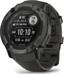 GARMIN Instinct 2X solar Smartwatch (Graphite Strap, Free Size)