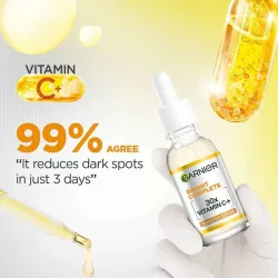 GARNIER 2 Step Brightening Kit  150g + Vitamin C Serum 30ml  2se