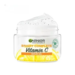 Garnier Brightening Moisturiser, Serum Gel, Infused with Vitamin C and Lemon, For Radiant skin, Oil Free Skin for upto 1
