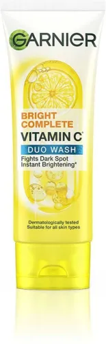 Image of GARNIER Bright Complete Brightening Duo Action Oil Clearing |For Oily skin Face Wash (100 g)